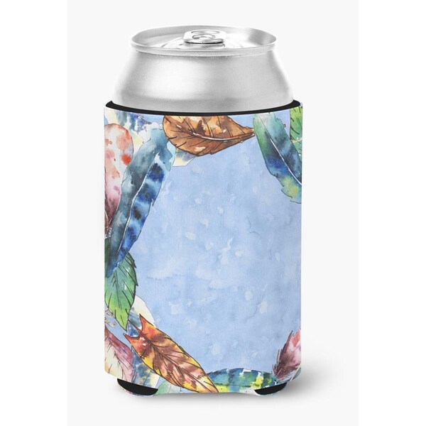 Carolines Treasures Feathers Can or Bottle Hugger - CK1704CC