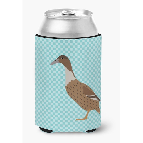 Carolines Treasures Dutch Hook Bill Duck Blue Check Can or Bottle Hugger - BB8035CC
