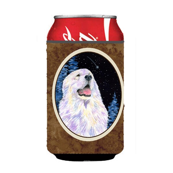 Carolines Treasures Starry Night Great Pyrenees Can Or bottle sleeve Hugger - 12 oz. - SS8466CC