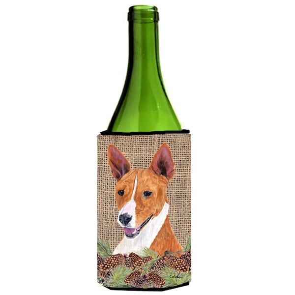 Carolines Treasures Basenji Wine bottle sleeve Hugger - 24 oz. - SC9036LITERK