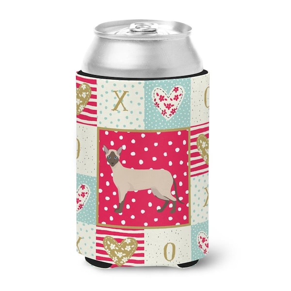 Carolines Treasures 12 oz Siamese Modern No.2 Cat Love Can or Bottle Hugger - CK5705CC