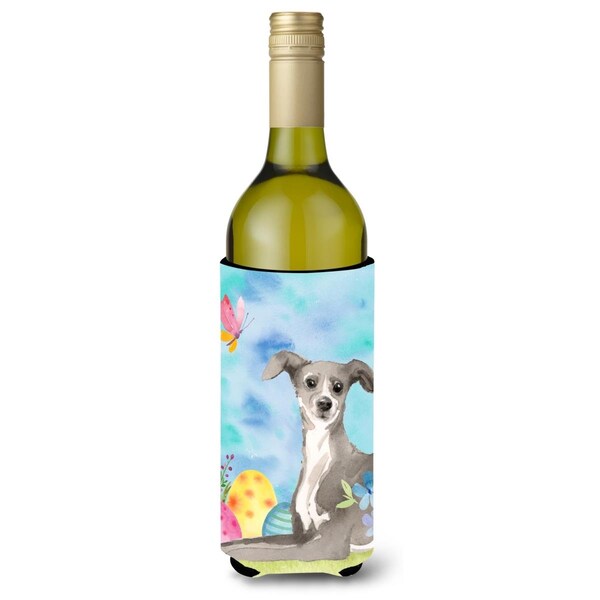 Carolines Treasures Italian Greyhound Easter Wine Bottle Beverge Insulator Hugger - BB9631LITERK