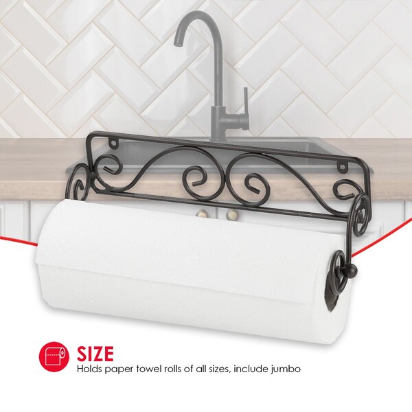 Home Basics Home Basics Wall-Mounted Paper Towel Holder - ZOR96329