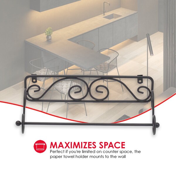 Home Basics Home Basics Wall-Mounted Paper Towel Holder - ZOR96329
