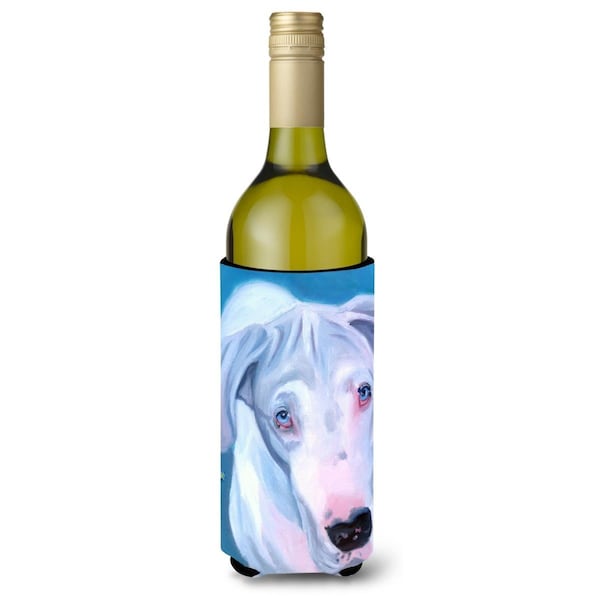 Carolines Treasures White Great Dane Wine Bottle Beverage Insulator Hugger - 7440LITERK