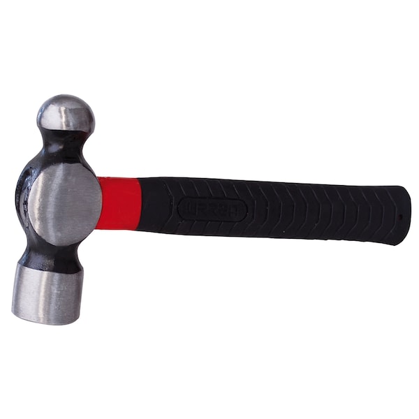 Urrea Short black ball pein hammer, fibberglass handle 24Oz - 1324FVS