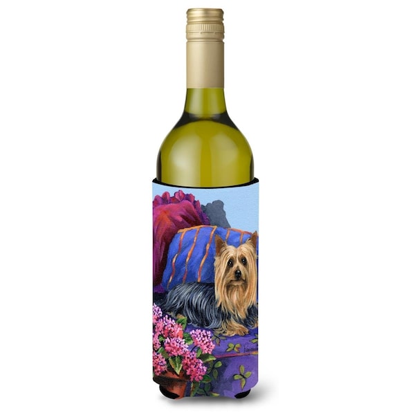 Carolines Treasures 24 oz Silky Terrier Luxurious Wine Bottle Hugger - PPP3192LITERK