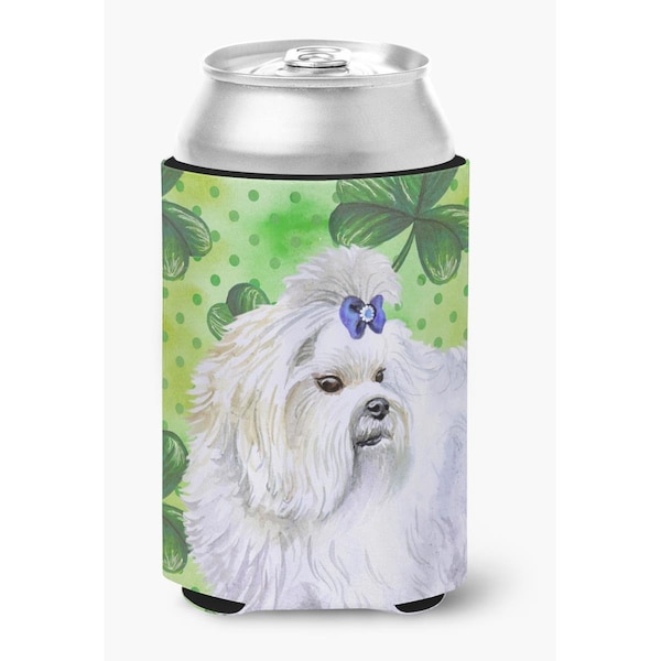 Carolines Treasures Maltese St.Patricks Can or Bottle Hugger - BB9825CC