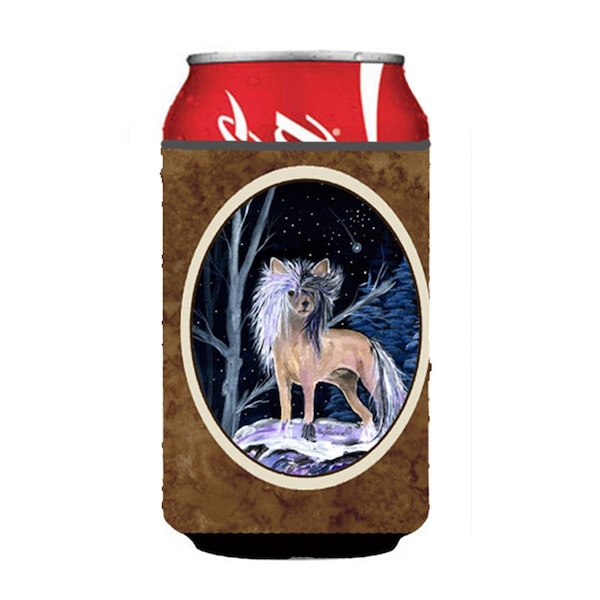 Carolines Treasures Starry Night Chinese Crested Can Or bottle sleeve Hugger - SS8390CC