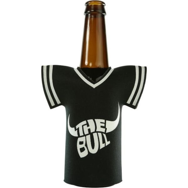 Logo Chair Plain Black Jersey Bottle Coozie - 001-791-BLK