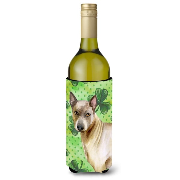 Carolines Treasures Thai Ridgeback St. Patricks Wine Bottle Beverge Insulator Hugger - BB9854LITERK