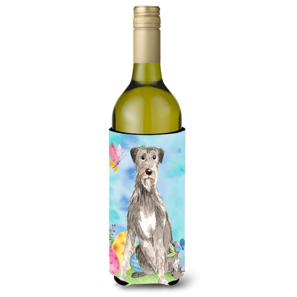 Carolines Treasures Easter Eggs Irish Wolfhound Wine Bottle Beverge Insulator Hugger - CK1913LITERK