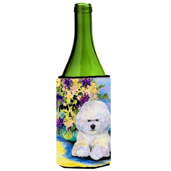 Carolines Treasures Bichon Frise Wine bottle sleeve Hugger - 24 oz. - SS8295LITERK