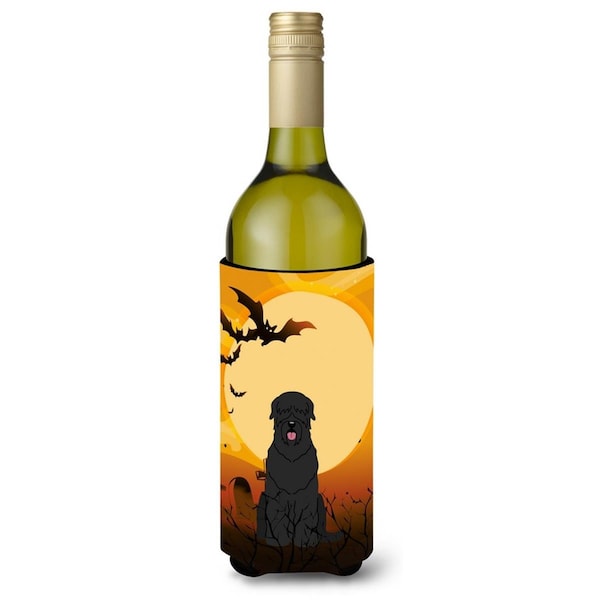 Carolines Treasures Halloween Black Russian Terrier Wine Bottle Beverge Insulator Hugger - BB4292LITERK