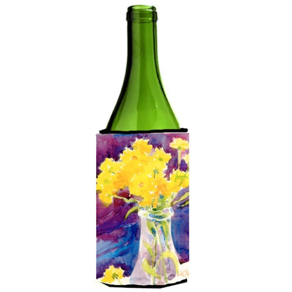 Carolines Treasures Flower Wine Bottle  Hugger - 24 oz. - 6013LITERK
