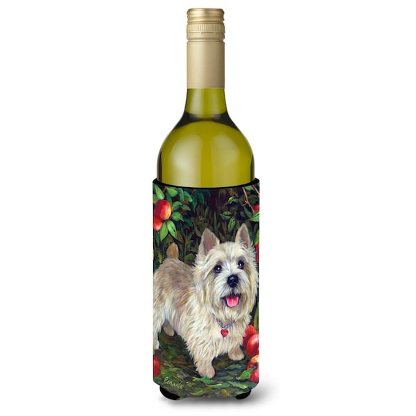 Carolines Treasures 24 oz Cairn Terrier Apples Wine Bottle Hugger - PPP3042LITERK