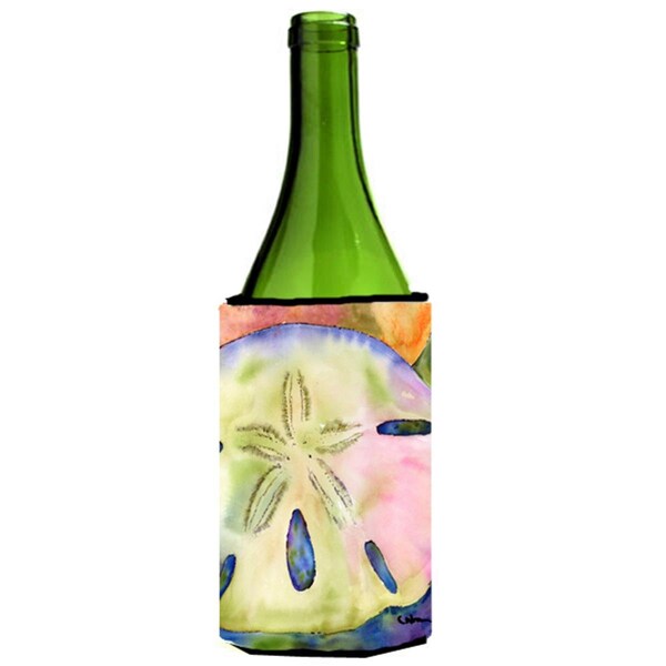 Carolines Treasures Sand Dollar Wine bottle sleeve Hugger 24 oz. - 8545LITERK