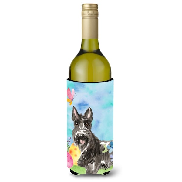 Carolines Treasures Easter Eggs Scottish Terrier Wine Bottle Beverge Insulator Hugger - CK1902LITERK