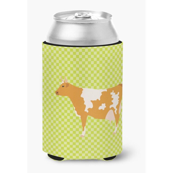 Carolines Treasures Guernsey Cow Green Can or Bottle Hugger - BB7647CC
