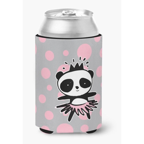 Carolines Treasures Panda Bear Ballerina Can or Bottle Hugger - BB7035CC