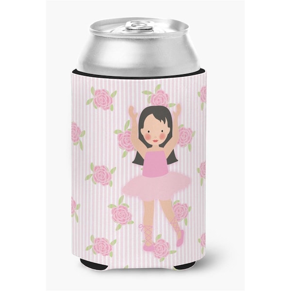 Carolines Treasures Ballerina Long Dark Hair Can or Bottle Hugger - BB5181CC