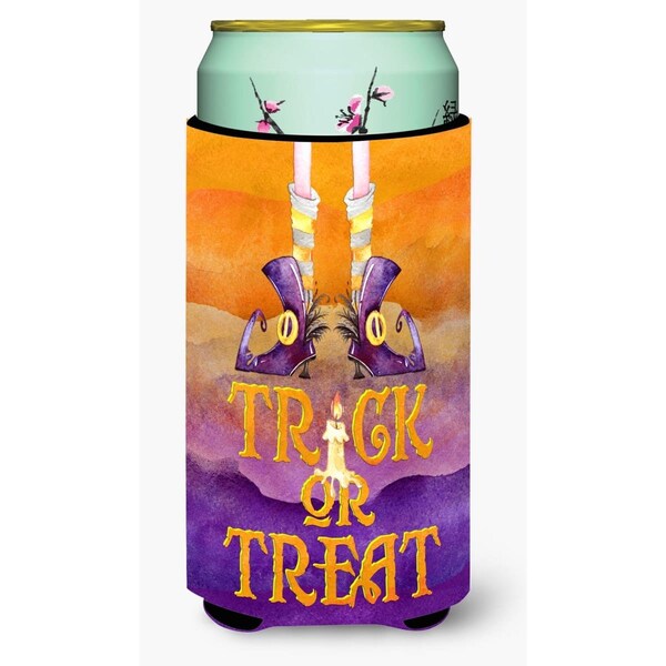 Carolines Treasures Halloween Trick Witches Feet Tall Boy Beverage Insulator Hugger - BB7460TBC