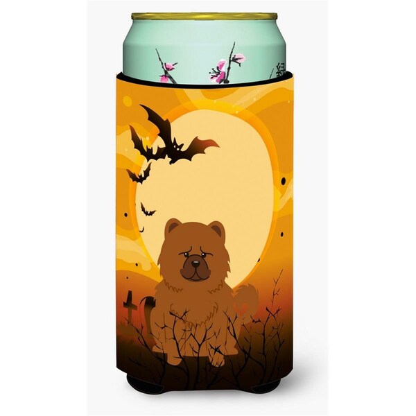 Carolines Treasures Halloween Chow Chow Red Tall Boy Beverage Insulator Hugger - BB4408TBC