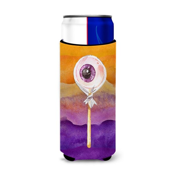 Carolines Treasures Halloween Eye Ball Lollipop Michelob Ultra Hugger for Slim Cans - BB7467MUK
