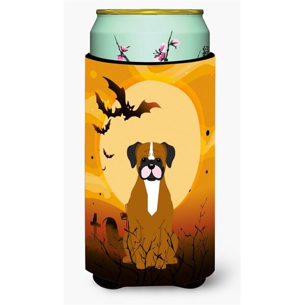 Carolines Treasures Halloween Flashy Fawn Boxer Tall Boy Beverage Insulator Hugger - BB4382TBC