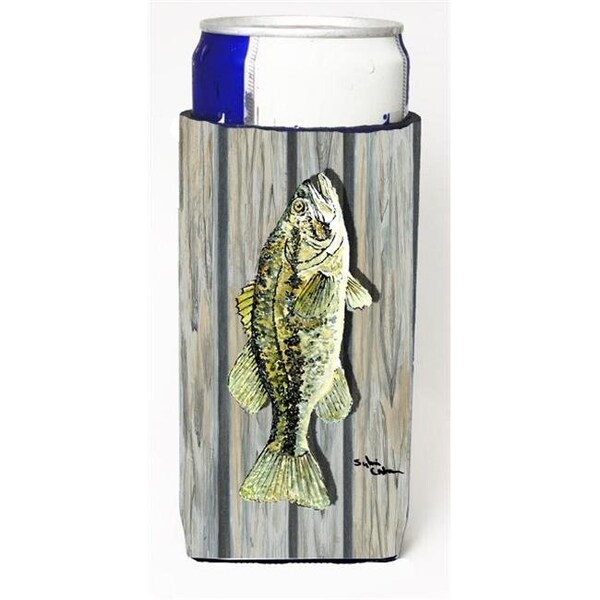 Carolines Treasures Carolines Treasures 8493MUK Fish Bass Michelob Ultra bottle sleeve for Slim Can - 8493MUK