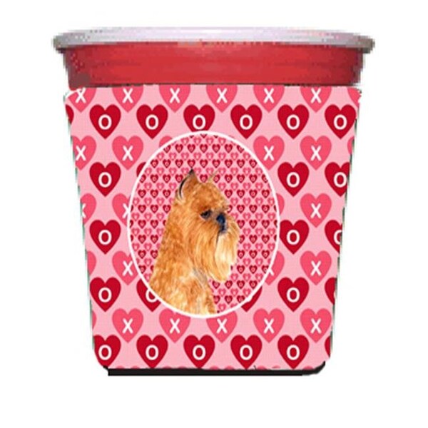 Carolines Treasures Carolines Treasures SS4494RSC Brussels Griffon Red Solo Cup bottle sleeve Hugger - 16 To 22 oz. - SS4494RSC