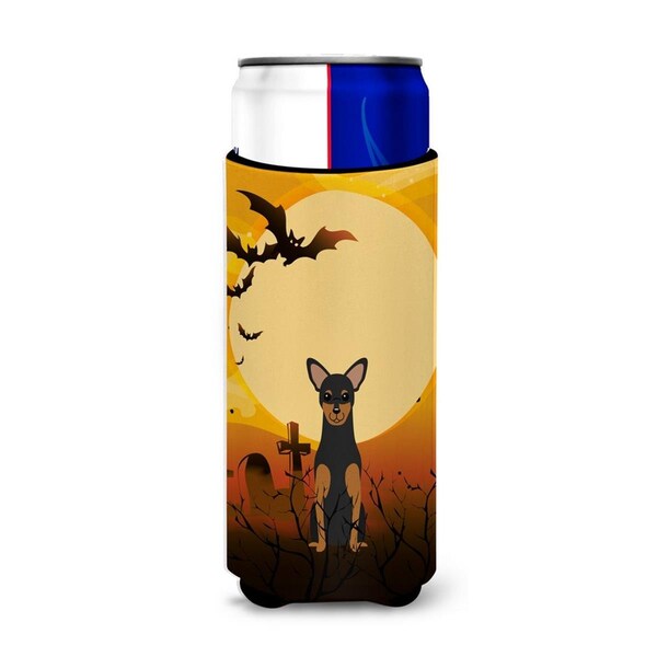 Carolines Treasures Halloween Manchester Terrier Michelob Ultra Hugger for Slim Cans - BB4294MUK