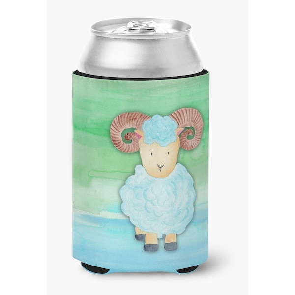 Carolines Treasures Ram Sheep Watercolor Can or Bottle Hugger - BB7418CC