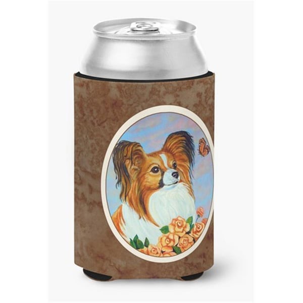 Carolines Treasures Papillon Can or Bottle Hugger, 0.25 x 4 x 5.5 in. - 7246CC