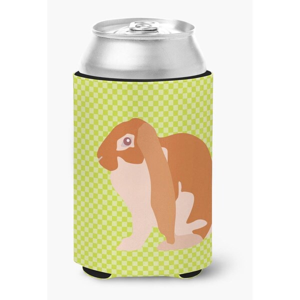 Carolines Treasures English Lop Rabbit Green Can or Bottle Hugger - BB7788CC