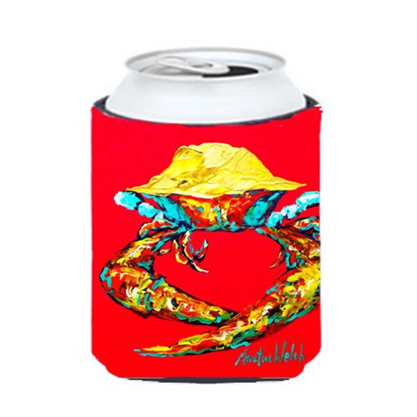 Carolines Treasures Crab Long Claw Can Or Bottle  Hugger - MW1040CC