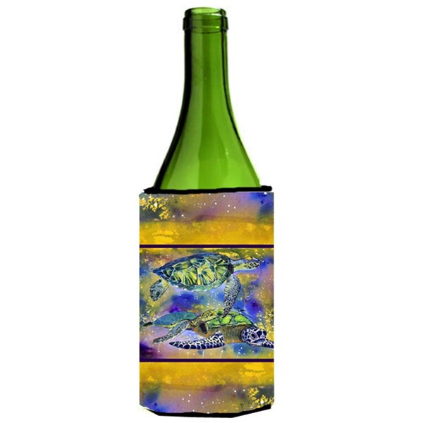 Carolines Treasures Sea Turtles Loggerhead Wine Bottle   Hugger - 24 oz. - 8405LITERK