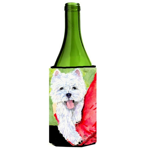 Carolines Treasures Westie Wine bottle sleeve Hugger - 24 Oz. - SS8784LITERK
