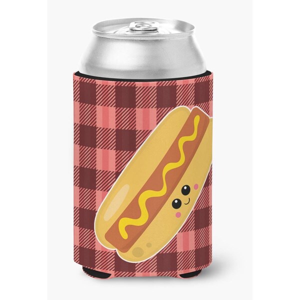 Carolines Treasures Hot Dog Face Can or Bottle Hugger - BB7045CC