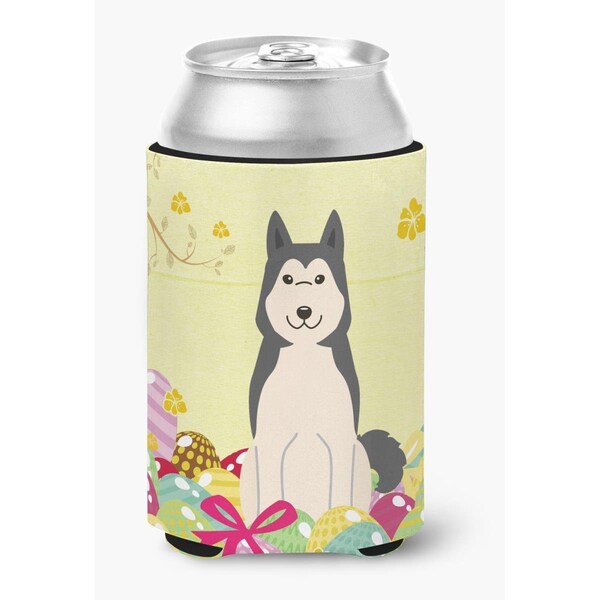 Carolines Treasures Easter Eggs West Siberian Laika Spitz Can or Bottle Hugger - BB6025CC
