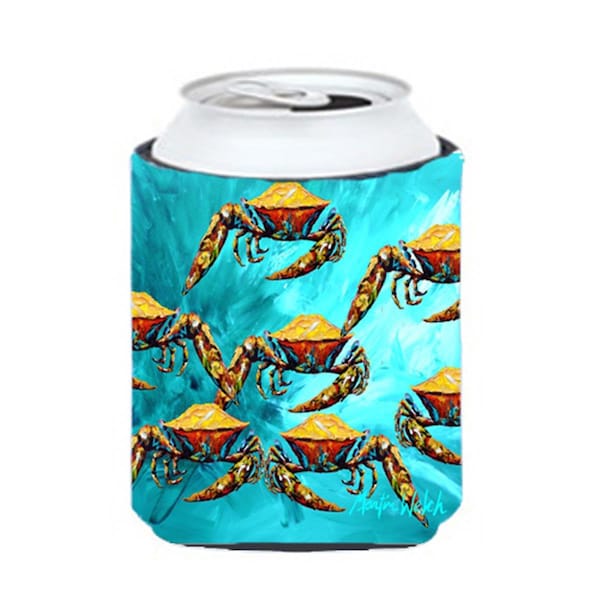 Carolines Treasures Crab Lotta Crabs Can Or Bottle  Hugger - MW1140CC