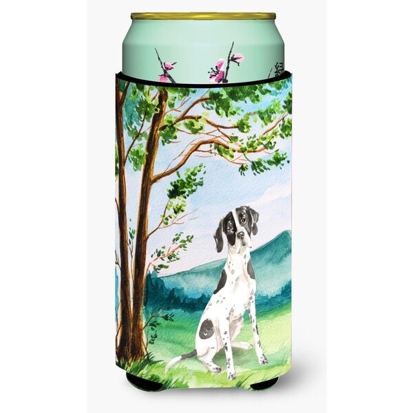 Carolines Treasures Under the Tree English Pointer Tall Boy Beverage Insulator Hugger - CK2574TBC