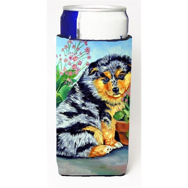 Carolines Treasures Australian Shepherd Puppy Michelob Ultra bottle sleeve for Slim Can - 7045MUK