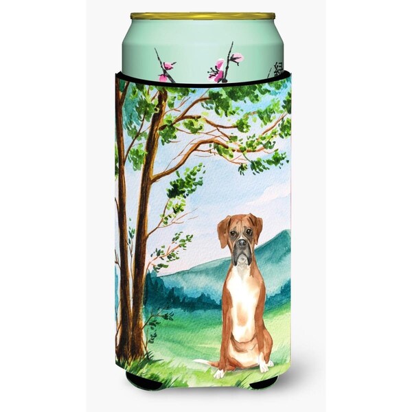 Carolines Treasures Under the Tree Boxer Tall Boy Beverage Insulator Hugger - CK2578TBC