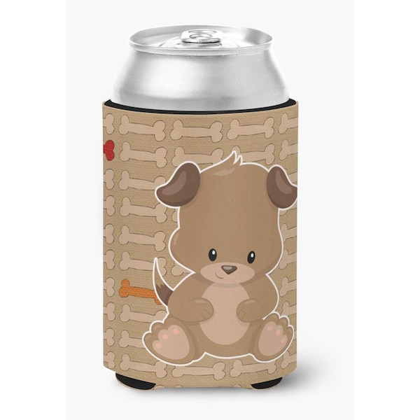 Carolines Treasures Puppy on Brown Bones Can or Bottle Hugger - BB7075CC