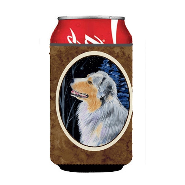 Carolines Treasures Starry Night Australian Shepherd Can Or bottle sleeve Hugger - SS8382CC