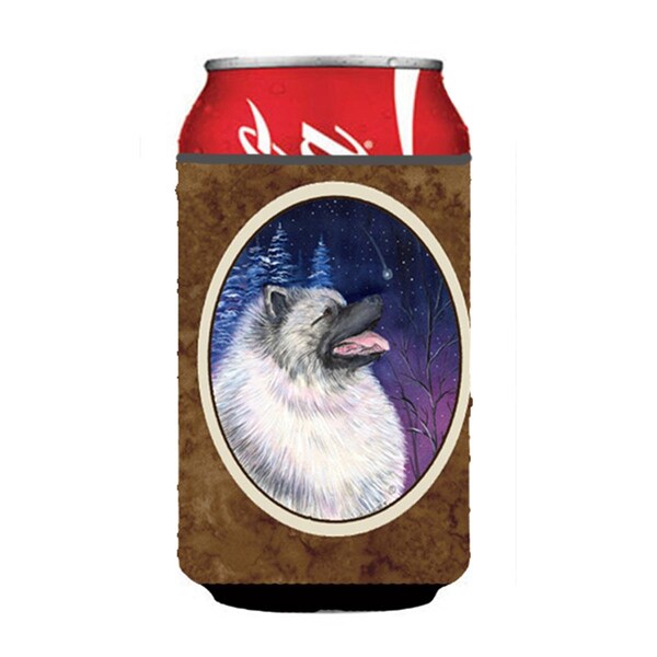 Carolines Treasures Starry Night Keeshond Can Or bottle sleeve Hugger - 12 oz. - SS8350CC