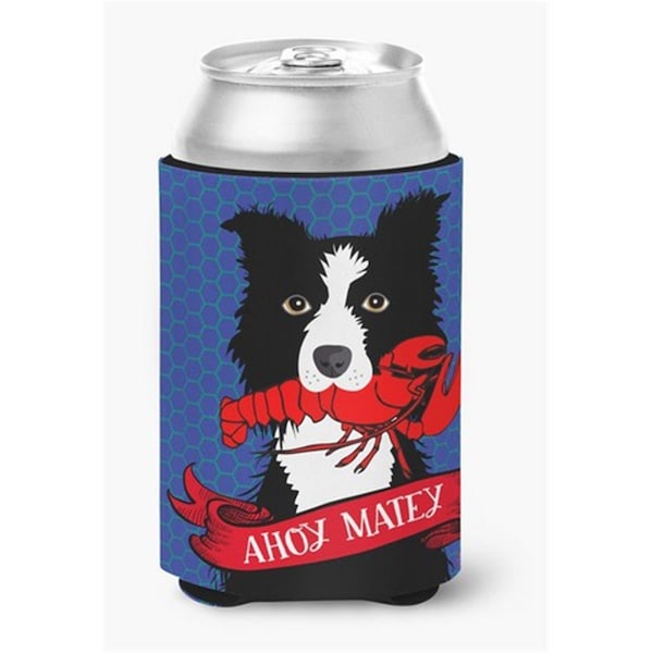 Carolines Treasures Ahoy Matey Nautical Border Collie Can or Bottle Hugger - VHA3011CC