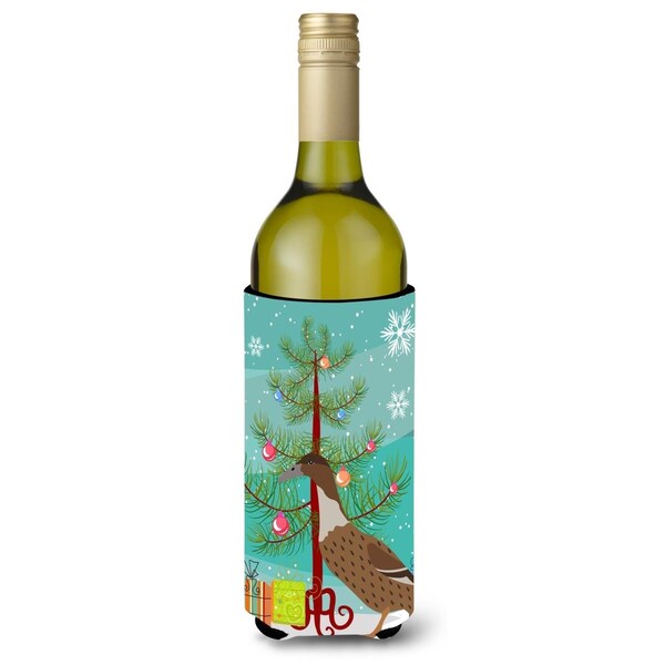 Carolines Treasures Dutch Hook Bill Duck Christmas Wine Bottle Beverge Insulator Hugger - BB9228LITERK
