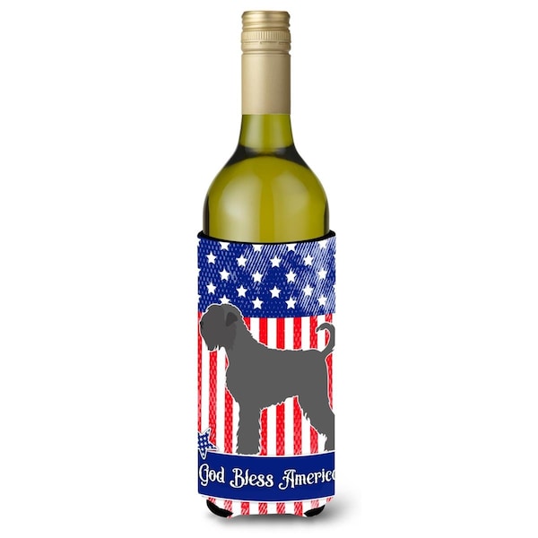 Carolines Treasures Black Russian Terrier American Wine Bottle Beverge Insulator Hugger - BB8374LITERK